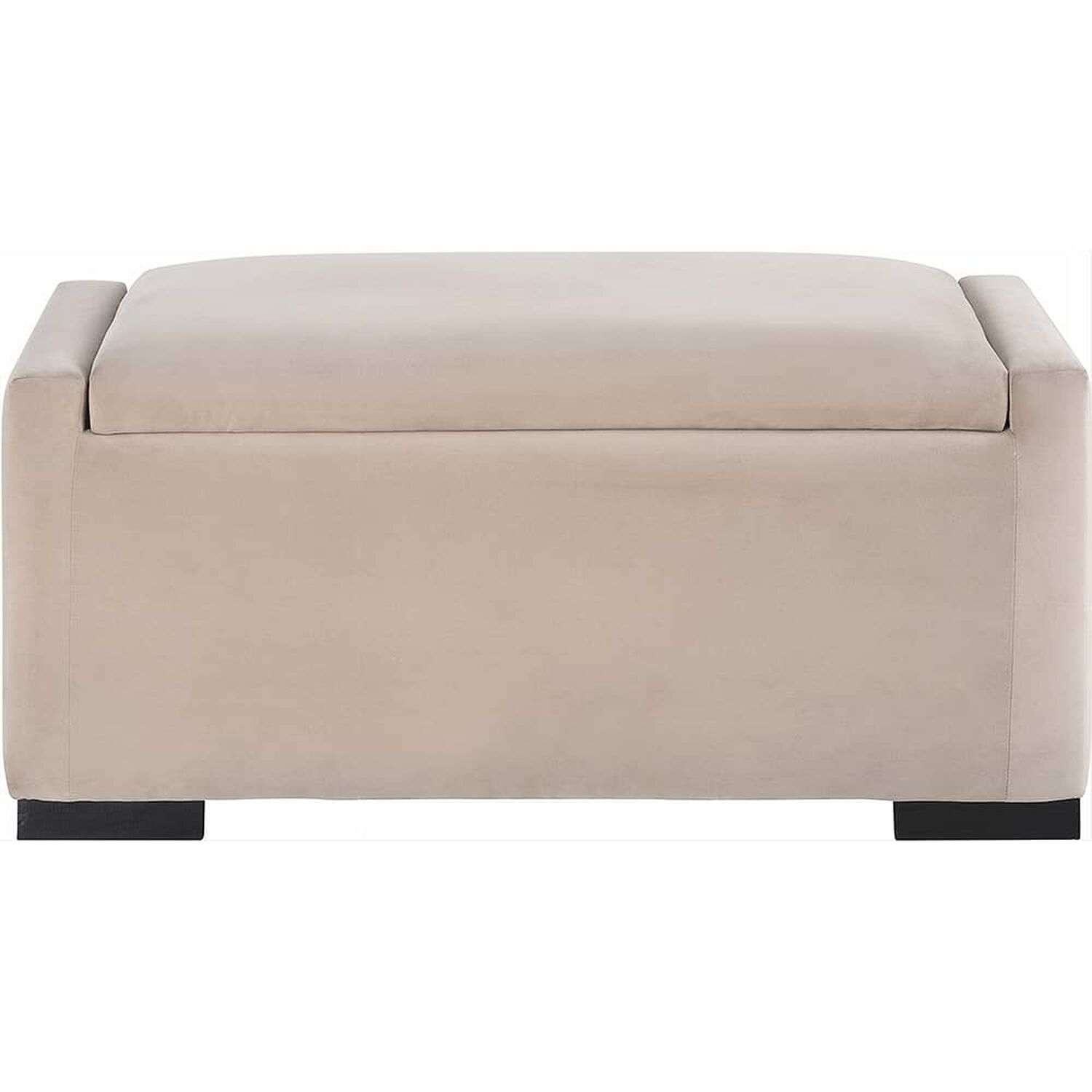 Banqueta Con Ba&uacute;l Leyzy Beige Felpa 40x55x105 Cm M&aacute;xima Design image number 0.0