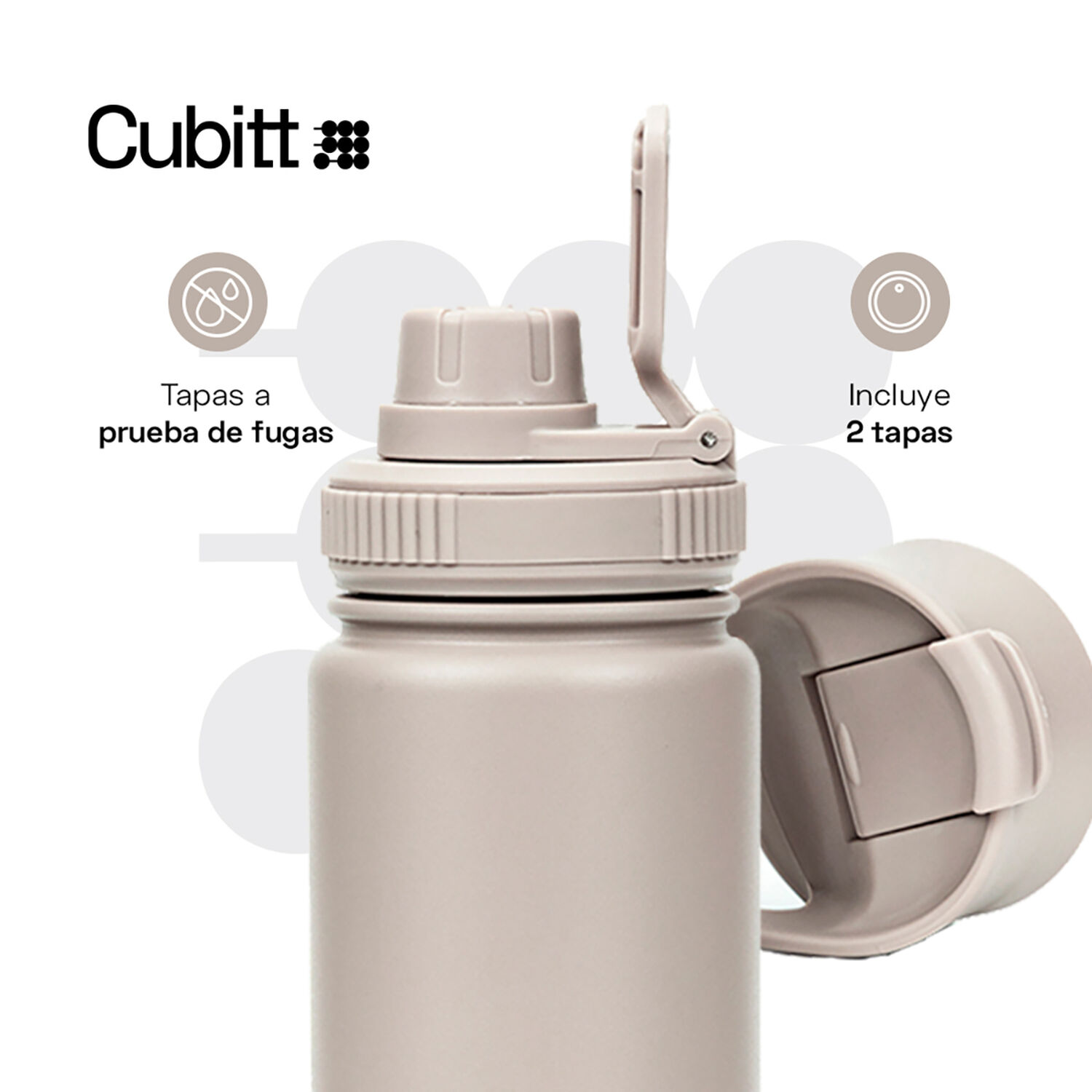 Termo Cubitt Cthb24-9s Unisex Beige image number 2.0