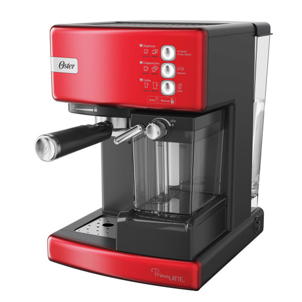 Oster Primalatte Cafetera Automática Para Cápsulas Monodosis Y Espresso Bvstem6603 - Rojo image number 8.0