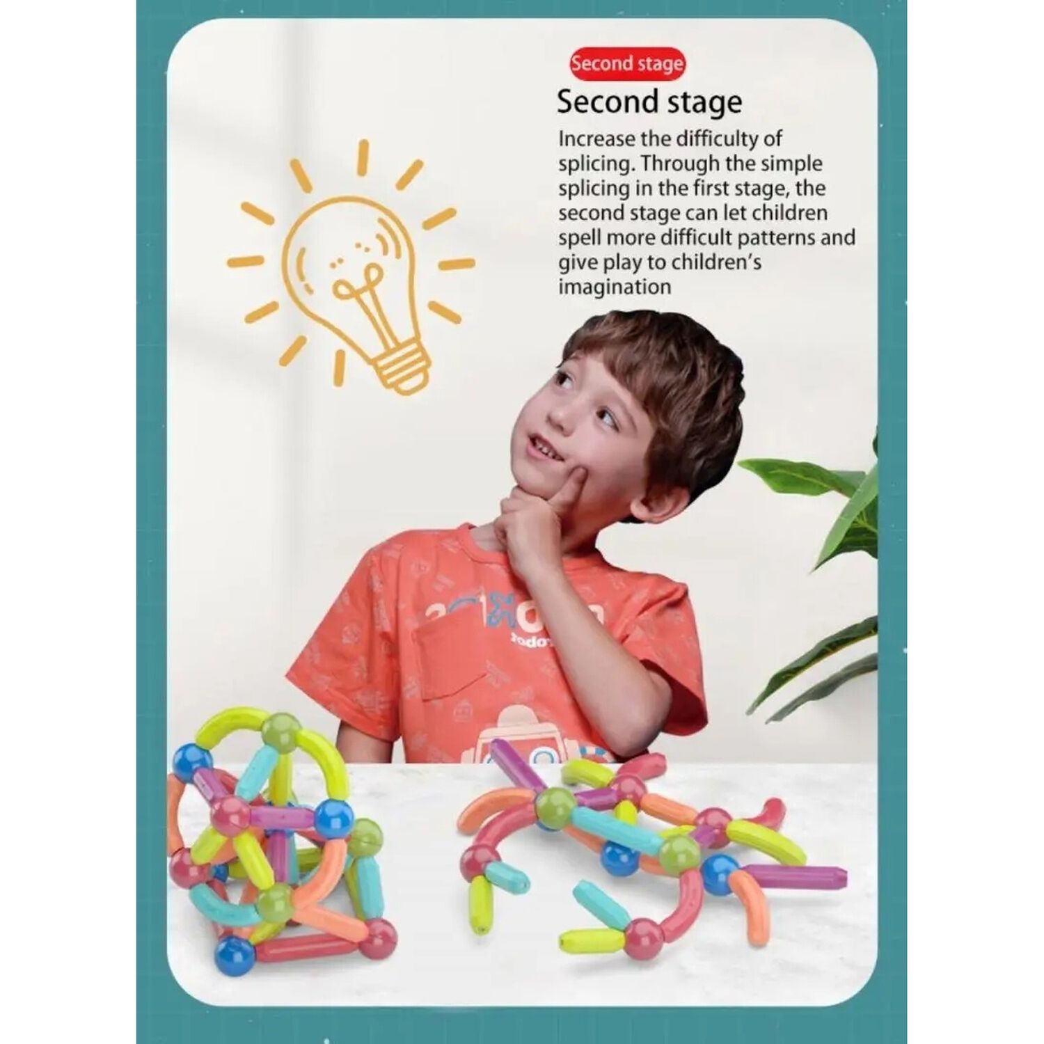 Set Juguete De Imanes Did&aacute;cticos Para Ni&ntilde;os 42 Piezas image number 7.0