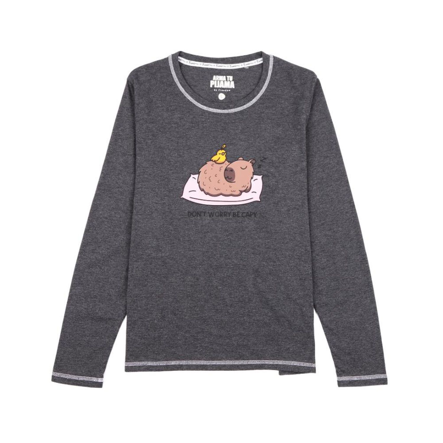 Polera De Pijama Mujer Freedom image number 0.0