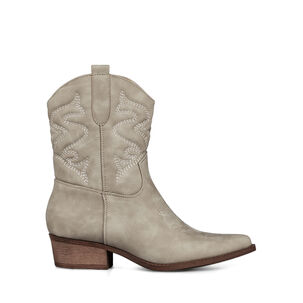Botin Casual Mujer Moda Vintage Cowboy Bordado Weide Qbm20