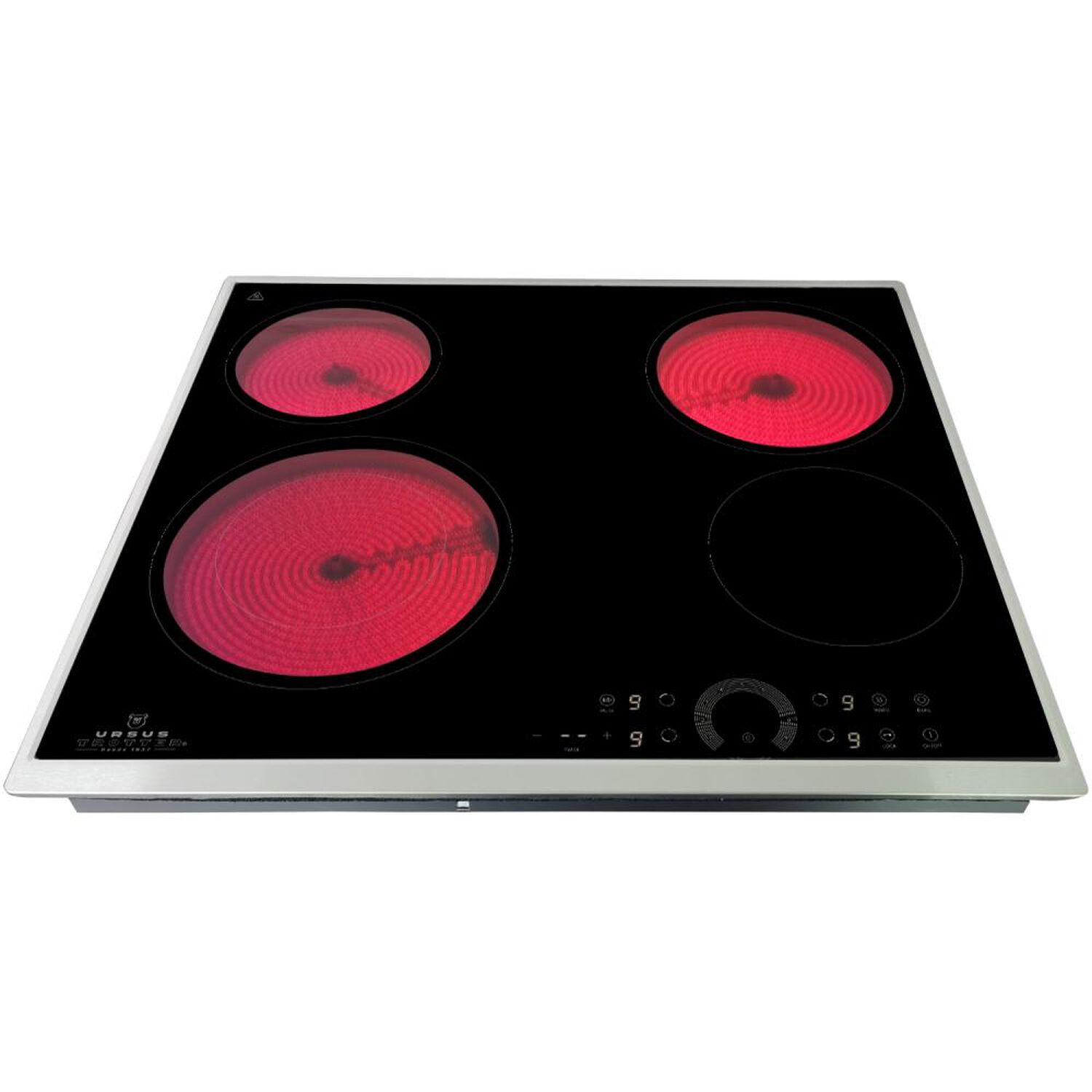 Encimera Vitrocer&aacute;mica Ursus Trotter Vitro UT-VCT 4P Inox / 4 Quemadores&nbsp; image number 2.0