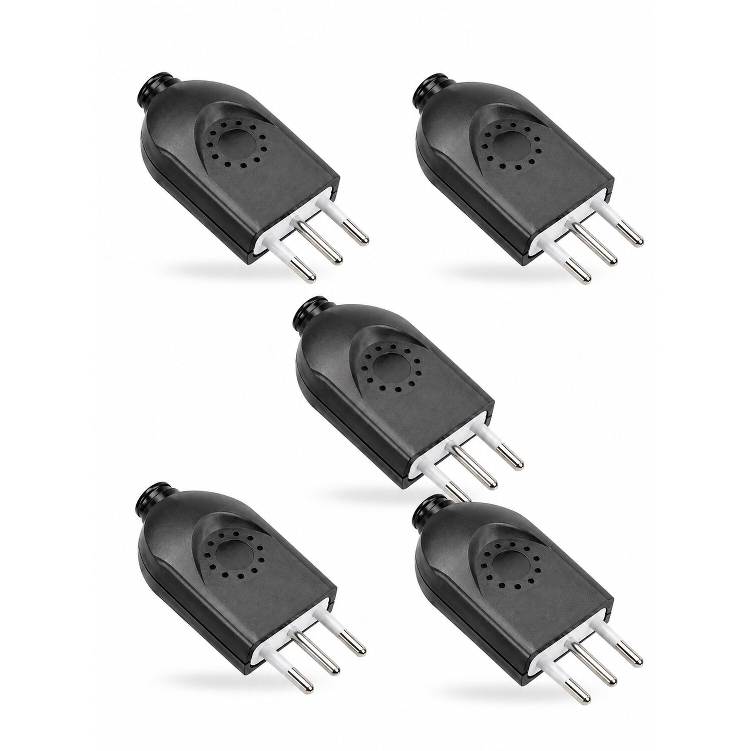 Pack 5 Enchufe Macho Volante 2p+t 10a 250v Certificado image number 1.0