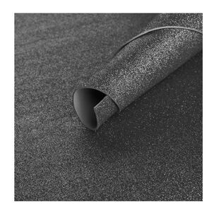 Goma Eva Glitter 40x60cm 2mm Negra Torre