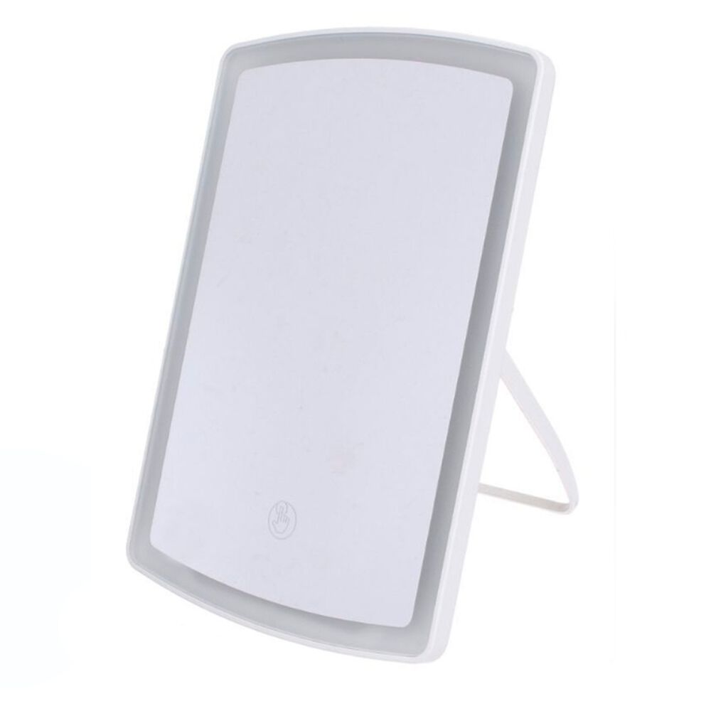 Espejo De Maquillaje Led Iluminación Portátil Recargable image number 3.0