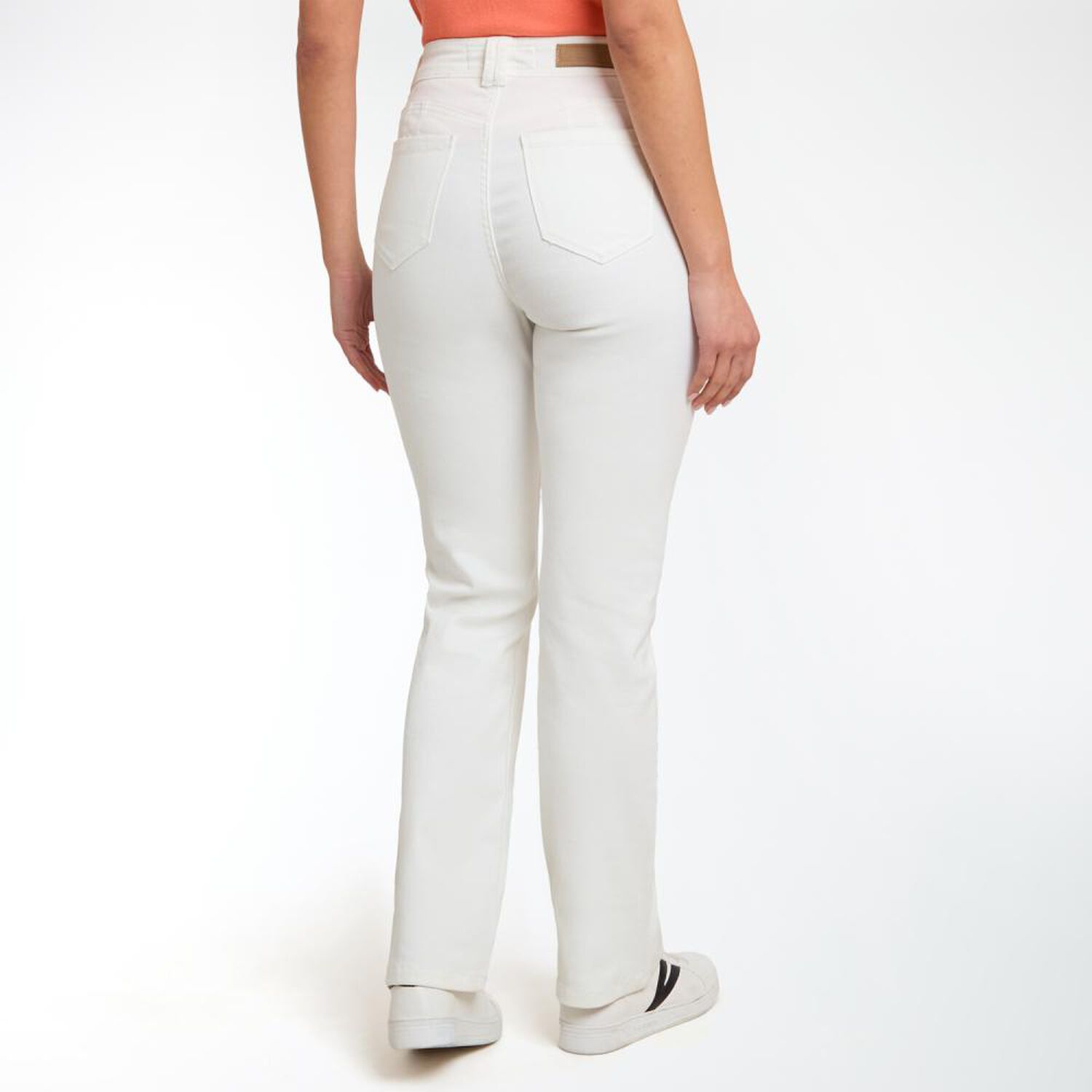 Jeans Focalizado Tiro Medio Straight Mujer Kimera image number 3.0