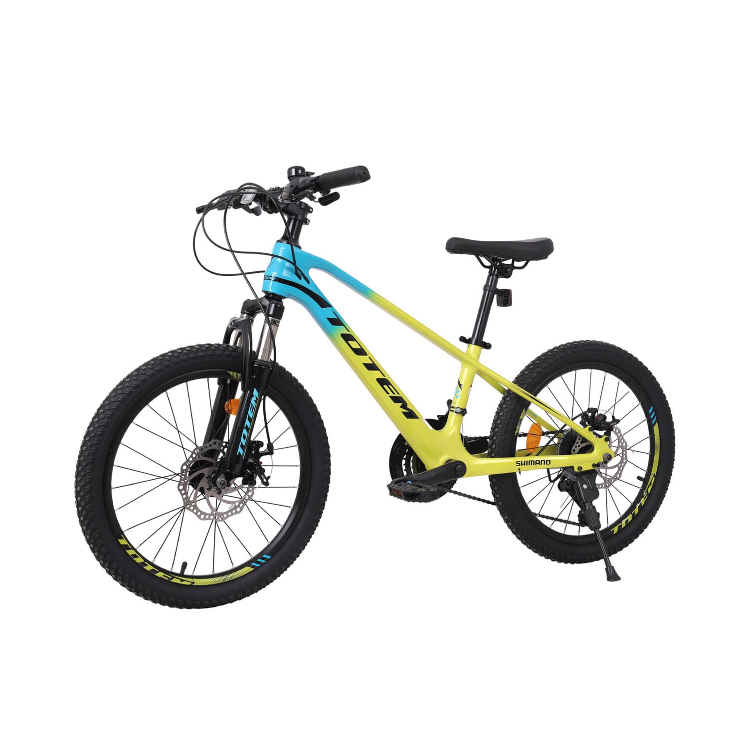 Bicicleta Totem Mtb Aro 20 Modelo Martin Magnesio Amarillo image number 3.0