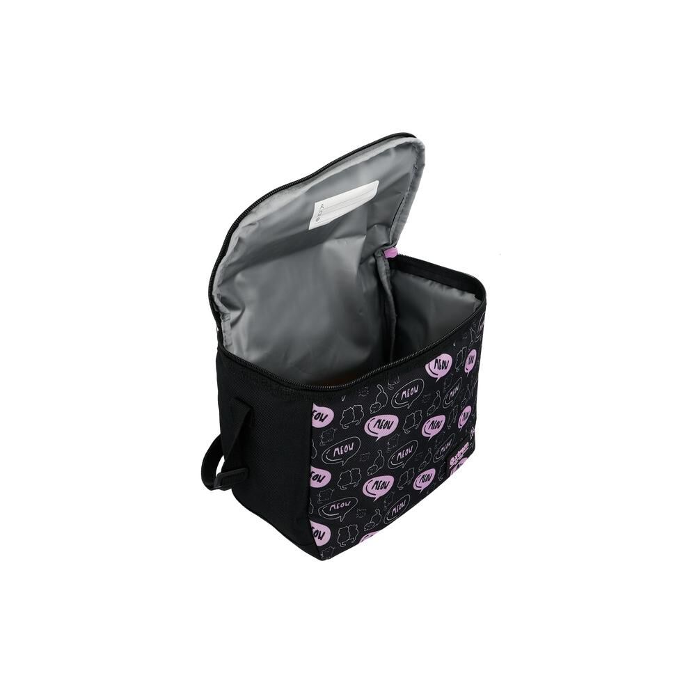 Megapack 6xt Mochila Ni&ntilde;a Xtrem Gatos Negro/morado image number 10.0