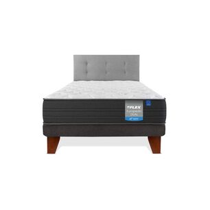 Cama Europea Flex Europedic Dual / 1.5 Plazas / Base Normal + Respaldo