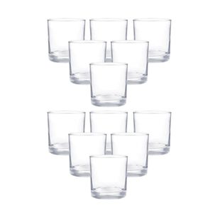 Set 12 Vasos Lexington Bajos 311ml Cristar Elegante Vidrio