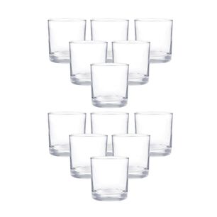 Set 12 Vasos Lexington Bajos 311ml Cristar Elegante Vidrio