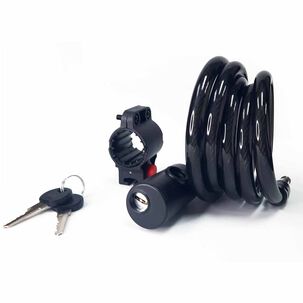 Cadena Espiral Onwheels Con Llave 1.2x150cm Negro