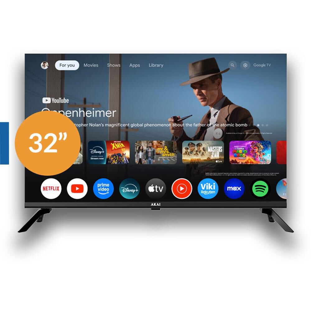 Led 32" Akai Google TV 5.0&nbsp; / HD / Smart TV image number 0.0