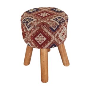 Taburete Jacquard Tonos Tierra