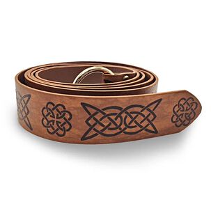 Cinturon Vikingo Medieval De Cuero Pu Accesorio Cosplay