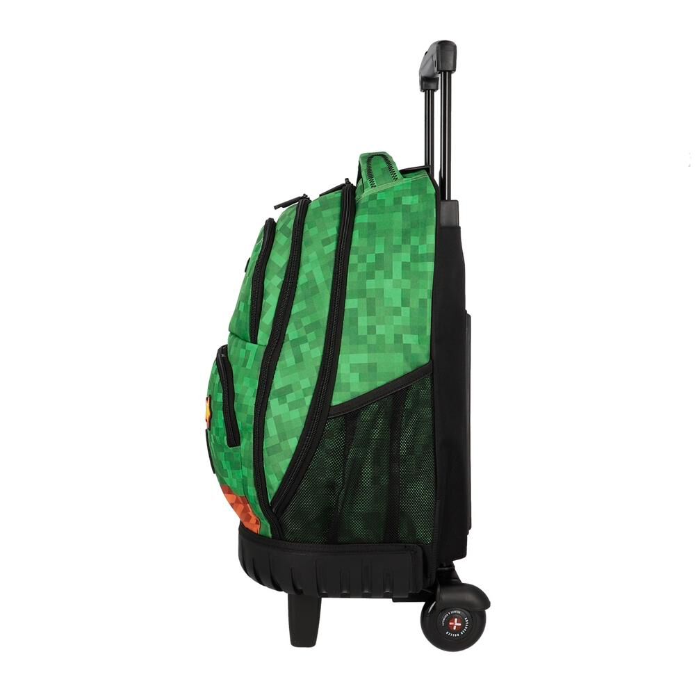 Mochila Con Ruedas Xtrem Cross 6xt Pixels Verde image number 4.0