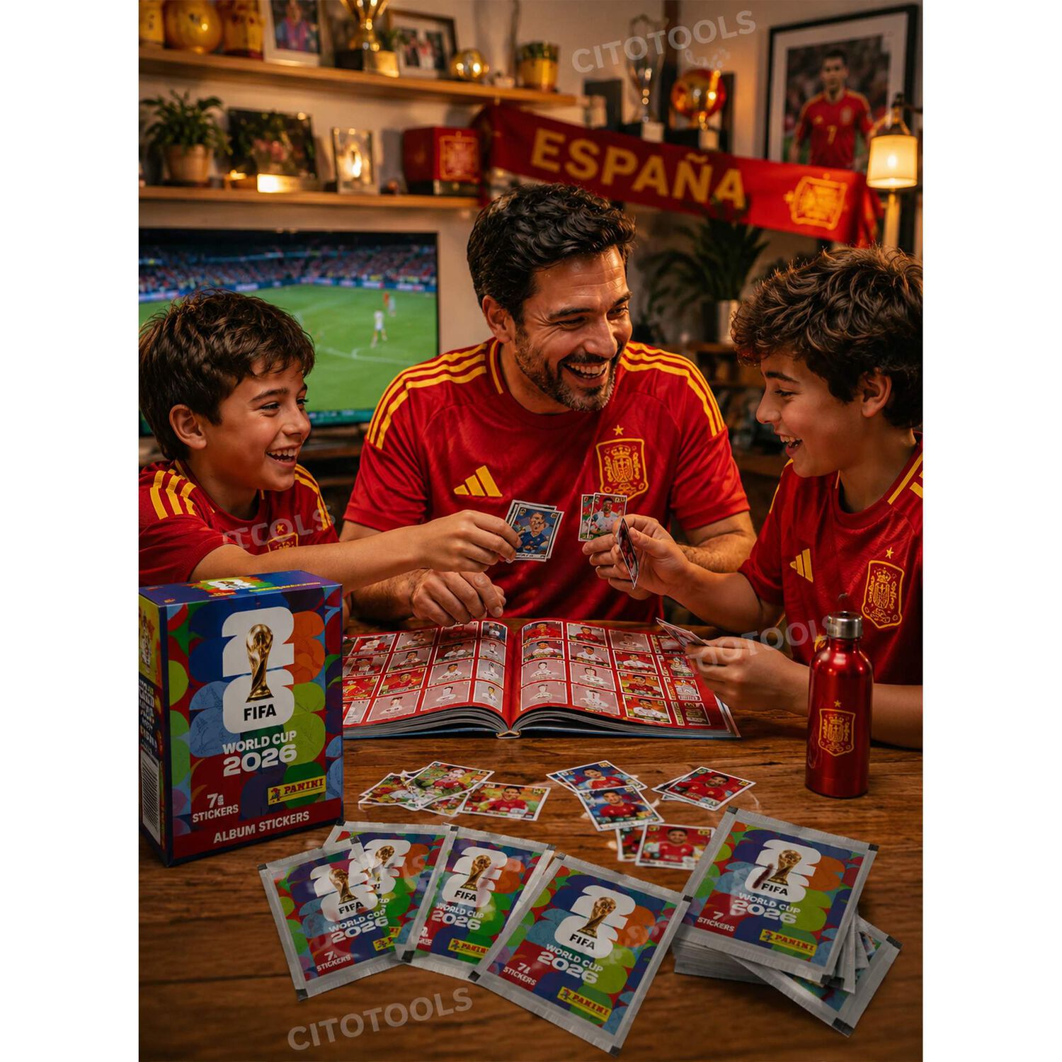 Pack 7 Sobres Panini Mundial 2026 49 L&aacute;minas Originales image number 8.0