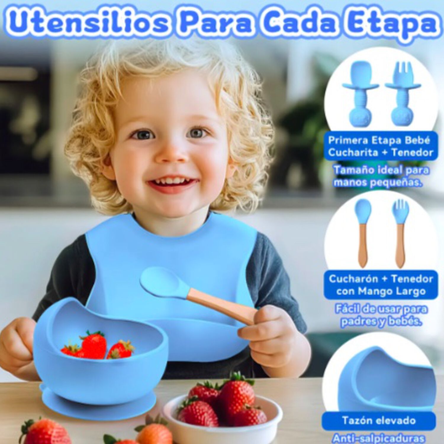 Set De Silicona Alimentacion Bebe image number 5.0