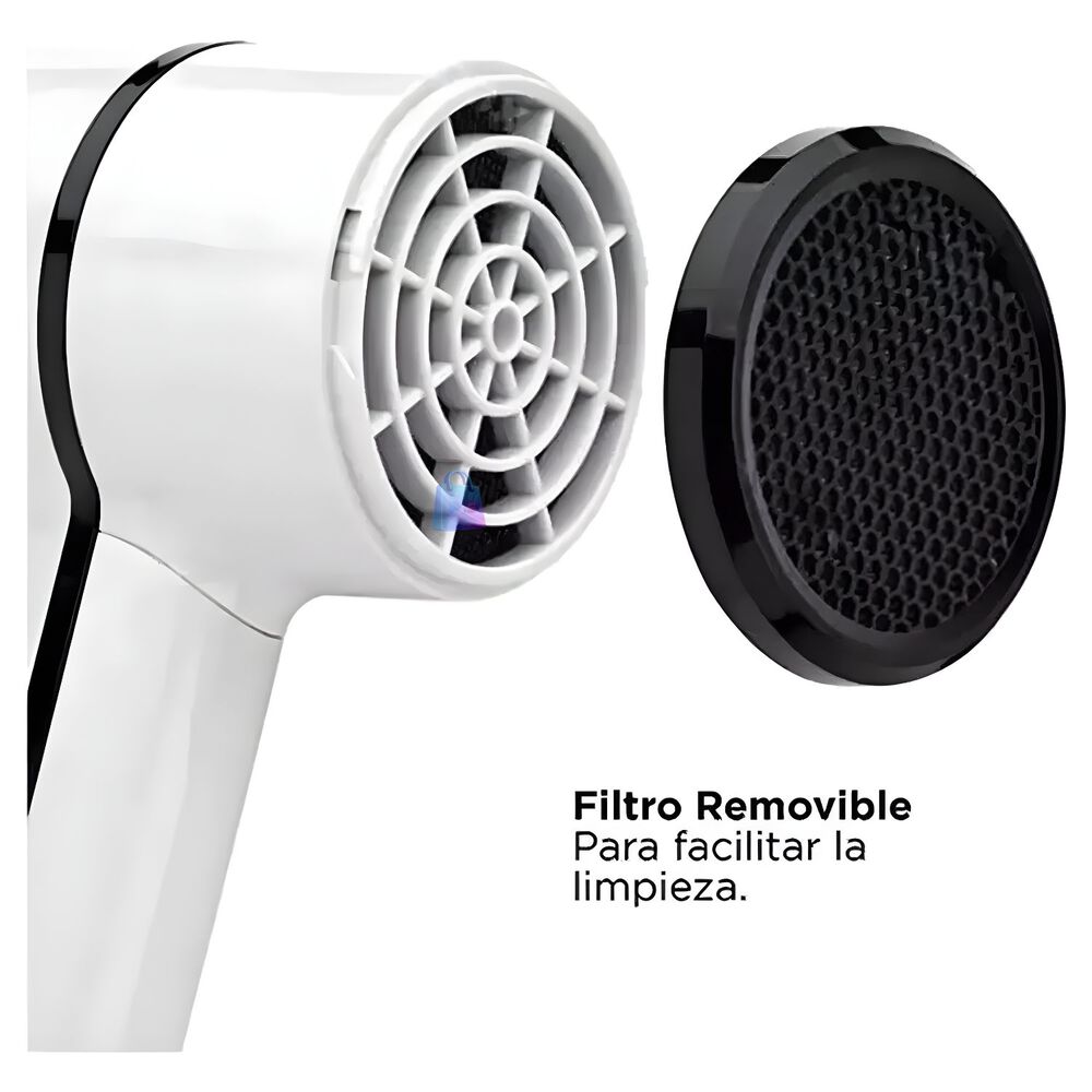 Secador Pelo Revlon Compacto 1875w Anti Frizz Cer&aacute;mica - Ps image number 4.0