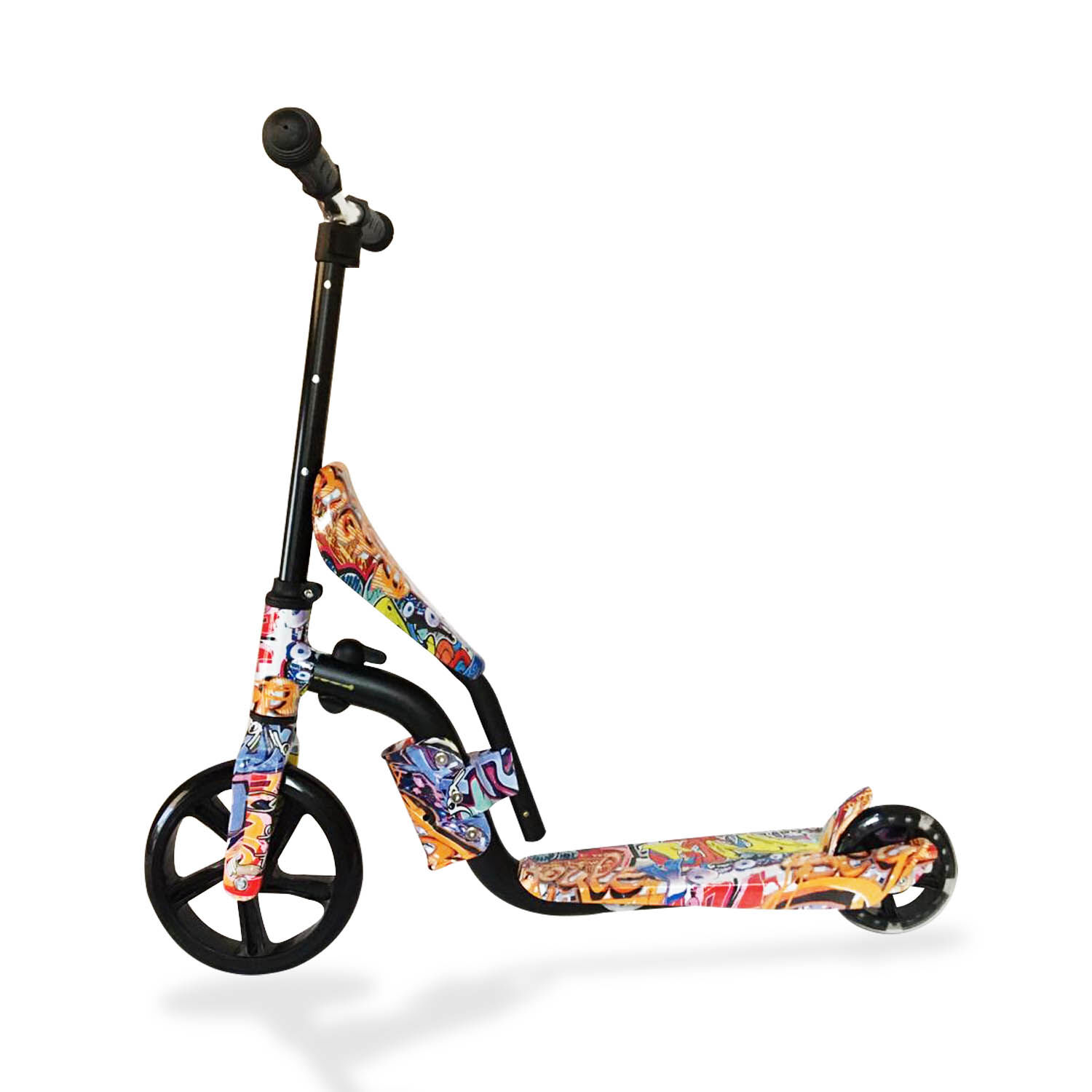 Scooter Aluminio Dise&ntilde;o Con Asiento 2 Ruedas Led - Ps image number 0.0