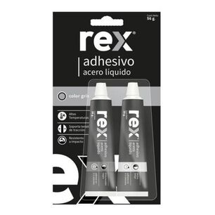 Acero L&iacute;quido Rex Gris 56g Adhesivo Alta Resistencia