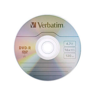 Dvd-r Verbatim Pack 100 Unidades 4.7gb Con Logotipo