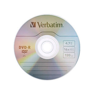 Dvd-r Verbatim Pack 100 Unidades 4.7gb Con Logotipo