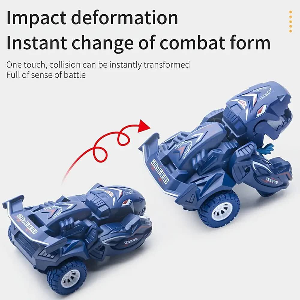 Set Juguetes Cuatro Autos Transformers Dinousaurio Para Ni&ntilde;os image number 5.0