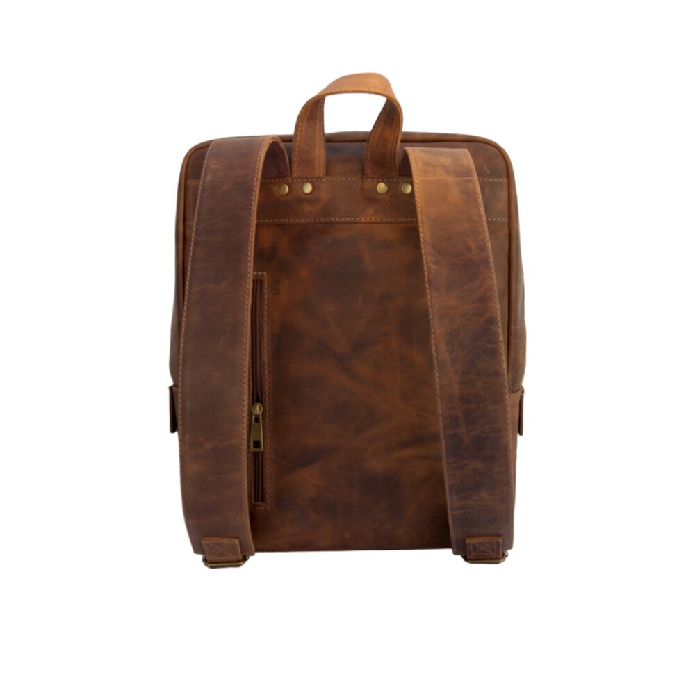 Mochila De Cuero Elqui image number 2.0