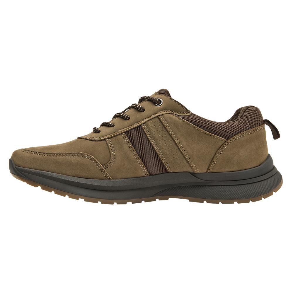 Zapatilla Urbana Hombre Pluma Plh0017 Taupe image number 3.0
