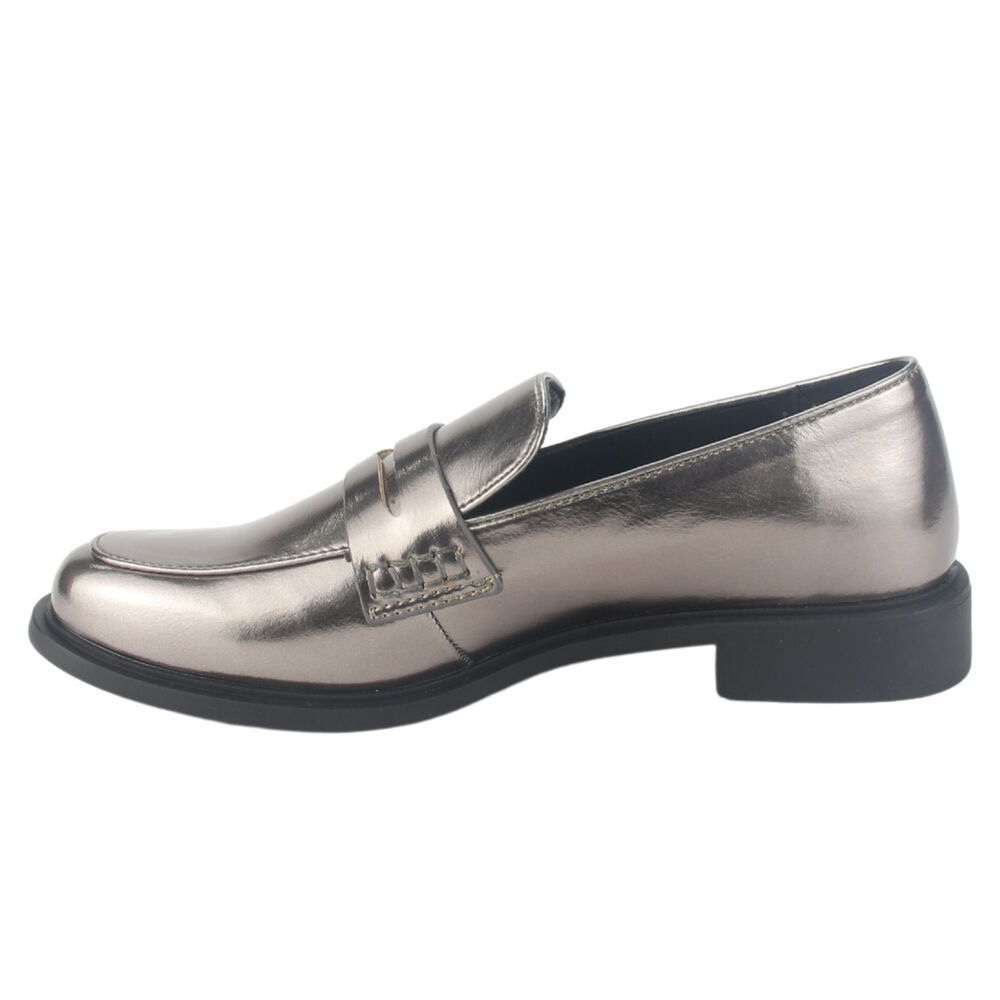 Mocasin Chalada Mujer Mocca-2 Plateado Casual image number 1.0