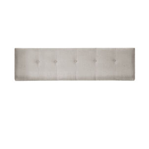 Respaldo Best Tela Velvet Gris 2 Plazas