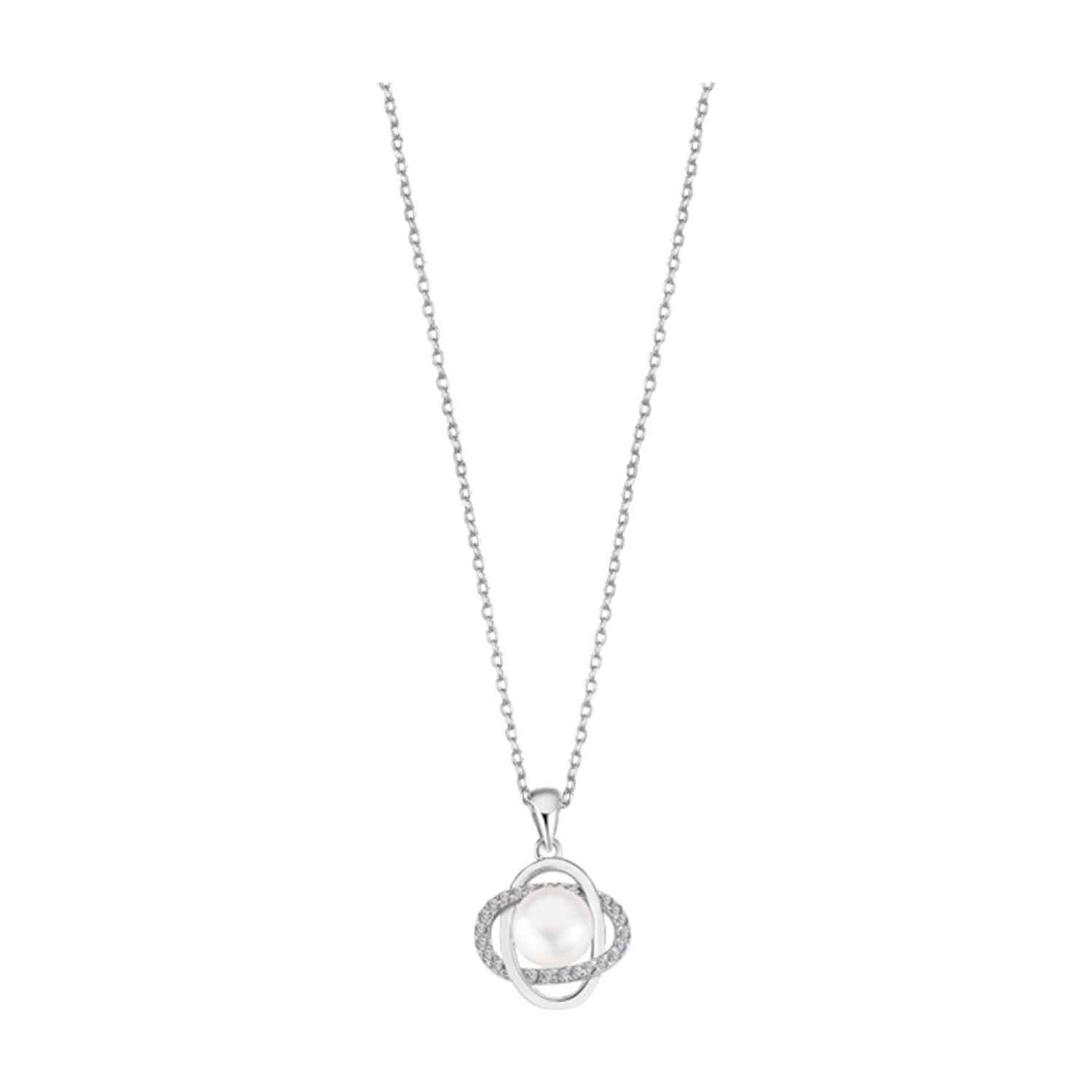 Collar Lp3094-1/1 Lotus Silver Mujer Pearls image number 0.0