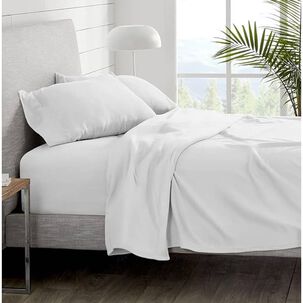 Juego S&aacute;banas Polar Plaza Y Media Color Blanco