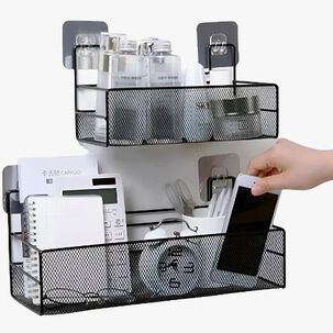 Pack 2 Organizador Repisa Multiuso Negro