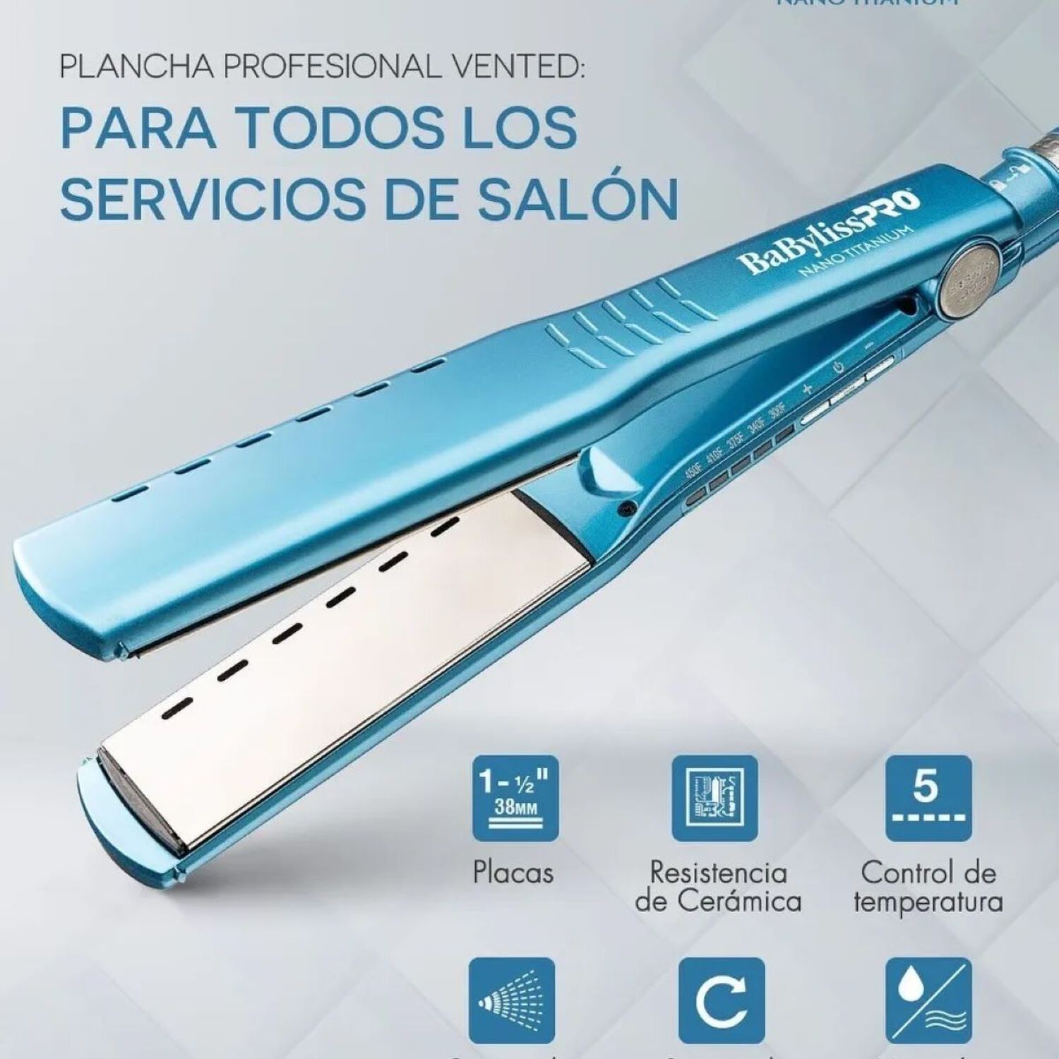 Plancha Ionica 38mm Wet & Dry image number 2.0