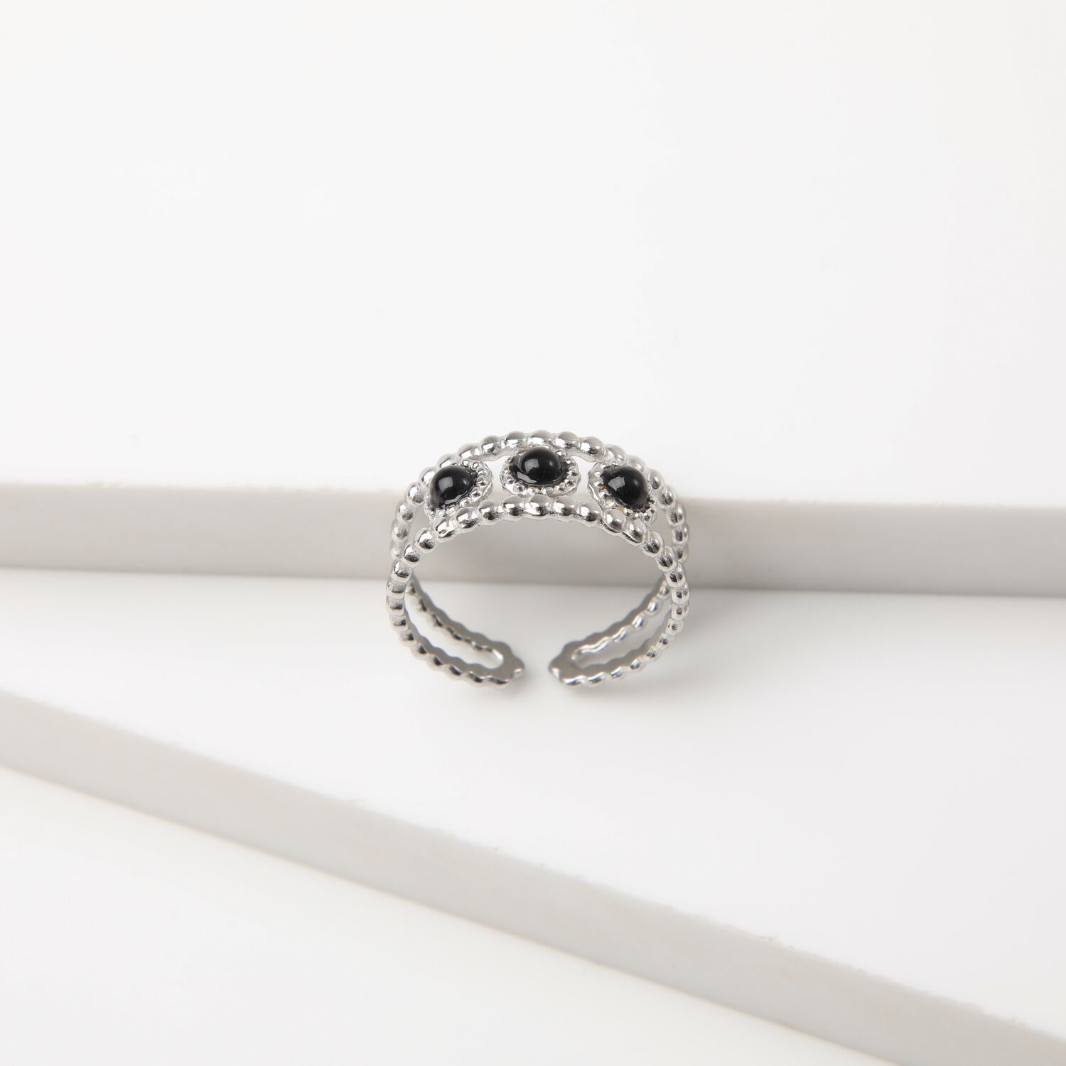 Anillo 19v69 Plateado Mujer Str124