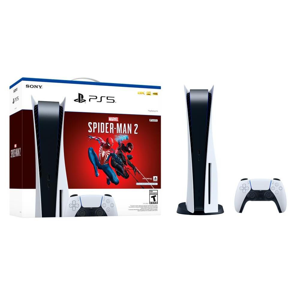 Consola PS5 Sony Edici&oacute;n con Disco + Spiderman 2 Digital image number 0.0