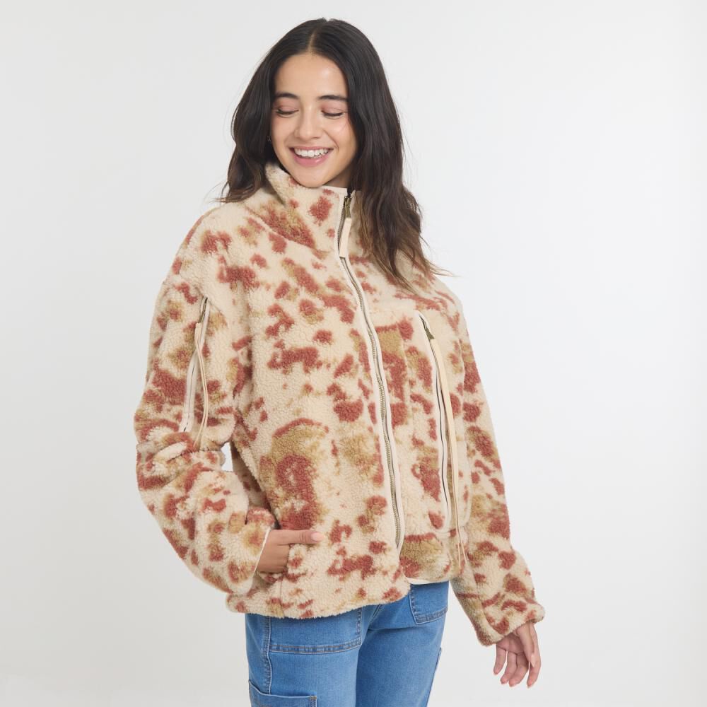 Chaqueta Polar Estampado Cuello Alto Mujer Ocean Pacific image number 2.0