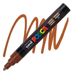 Marcador Acr&iacute;lico Caf&eacute; 5m Posca