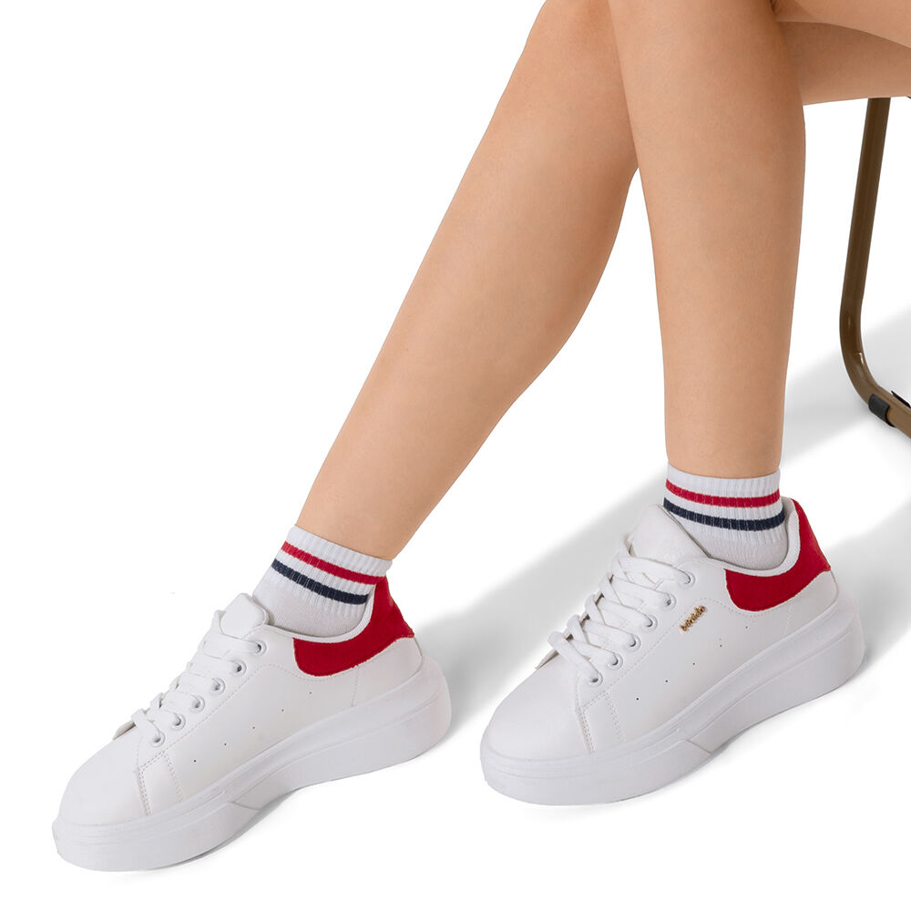 Zapatilla Urbana Plataforma Confort Mujer Weide Lt211 image number 1.0