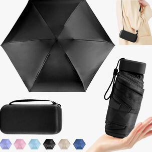 Mini Paragua Plegable Negro