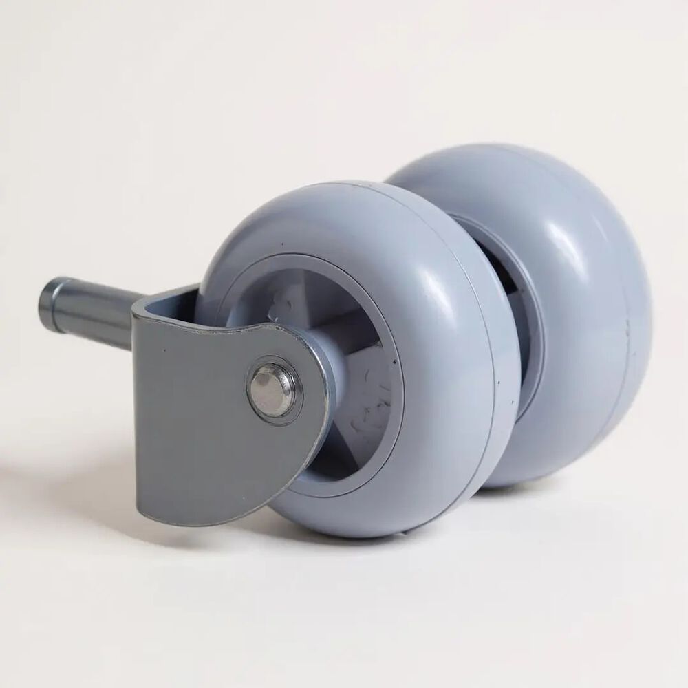 Rueda Doble Para Camas Cic, Flex - Sin Frenos (gris) image number 1.0