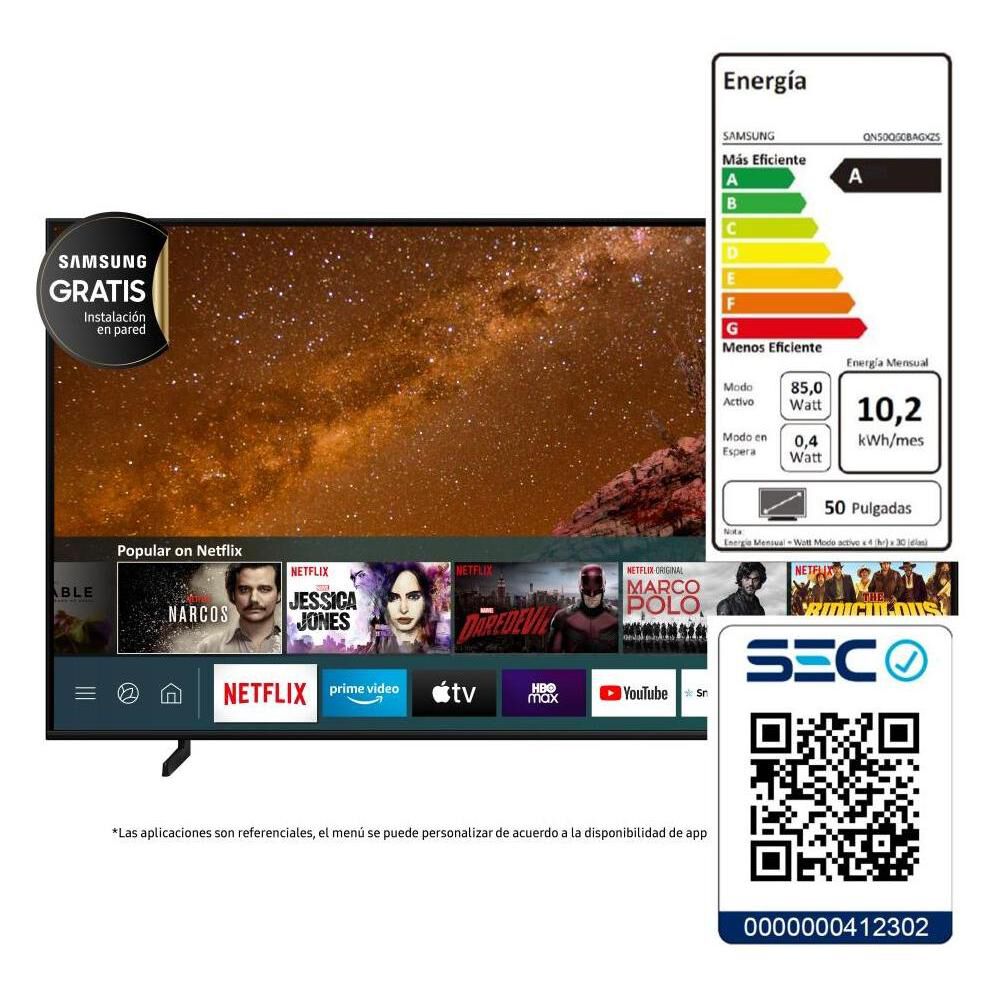 Qled Samsung QN50Q60BAGXZS / 50" / Ultra HD / 4K / Smart Tv image number 32.0