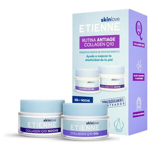 Set De Tratamiento Rutina Día + Noche Antiage Collagen Q10 Etienne Skin