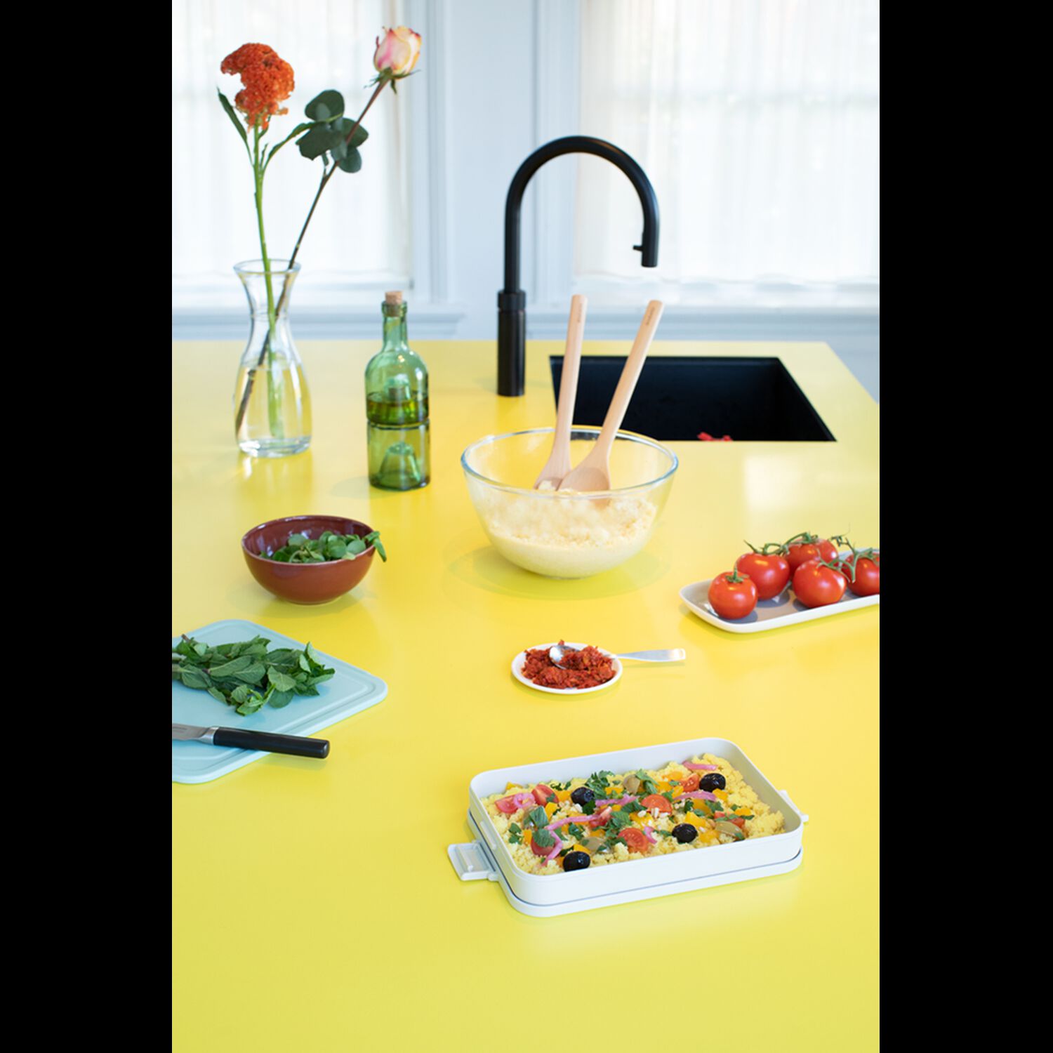 Contenedor Para Almuerzo Make & Take Plano Light Grey image number 5.0