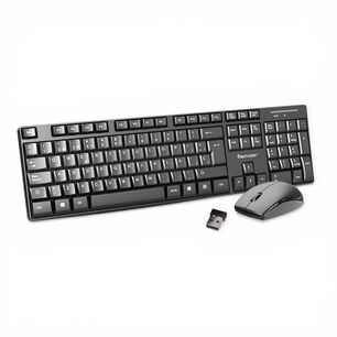 Kit Teclado Mouse Tecmaster Tm-100512 Inal&aacute;mbrico 2,4ghz