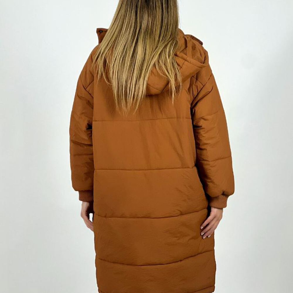 Parka Acolchada Bolsillos Cargo image number 9.0