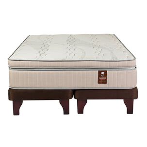 Cama Europea Flex Maximo Cobre / King / Base Dividida + Set de Maderas Argos